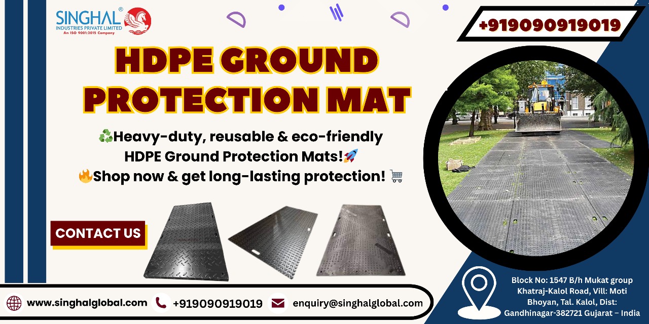 hdpe ground protection mats in india