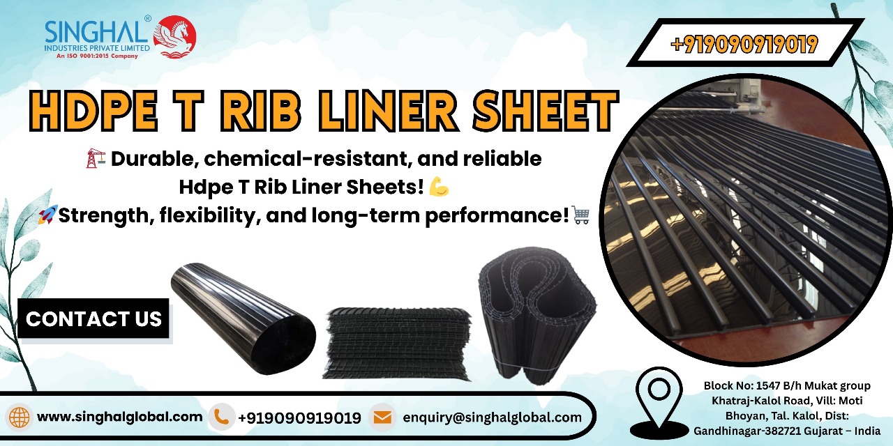 Hdpe T Rib Liner Sheets