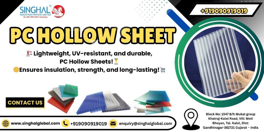Polycarbonate hollow sheet