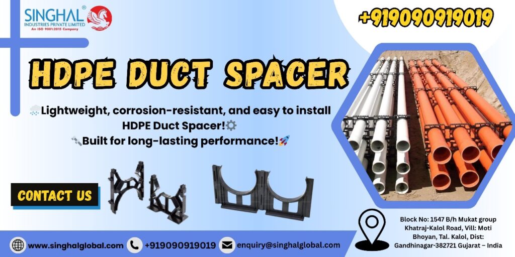 HDPE duct spacers