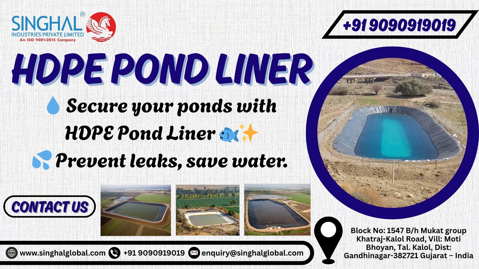HDPE Pond Liners