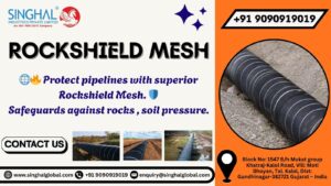 Rock shield for pipeline