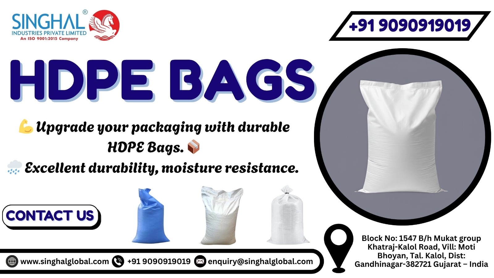 Printed HDPE Bags