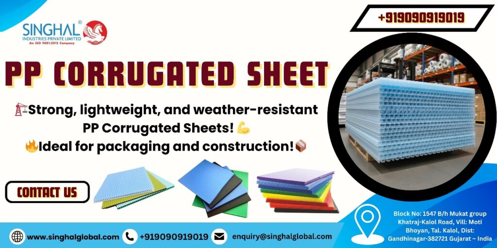 PP corrugated sheets