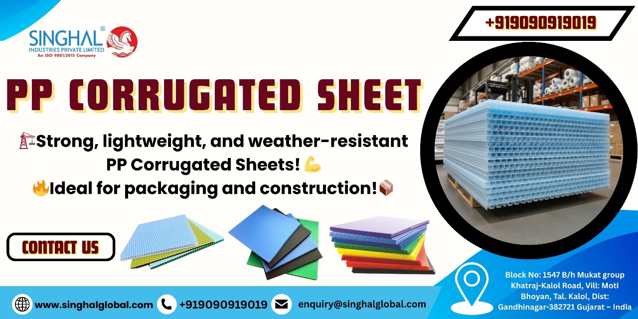 PP corrugated sheets