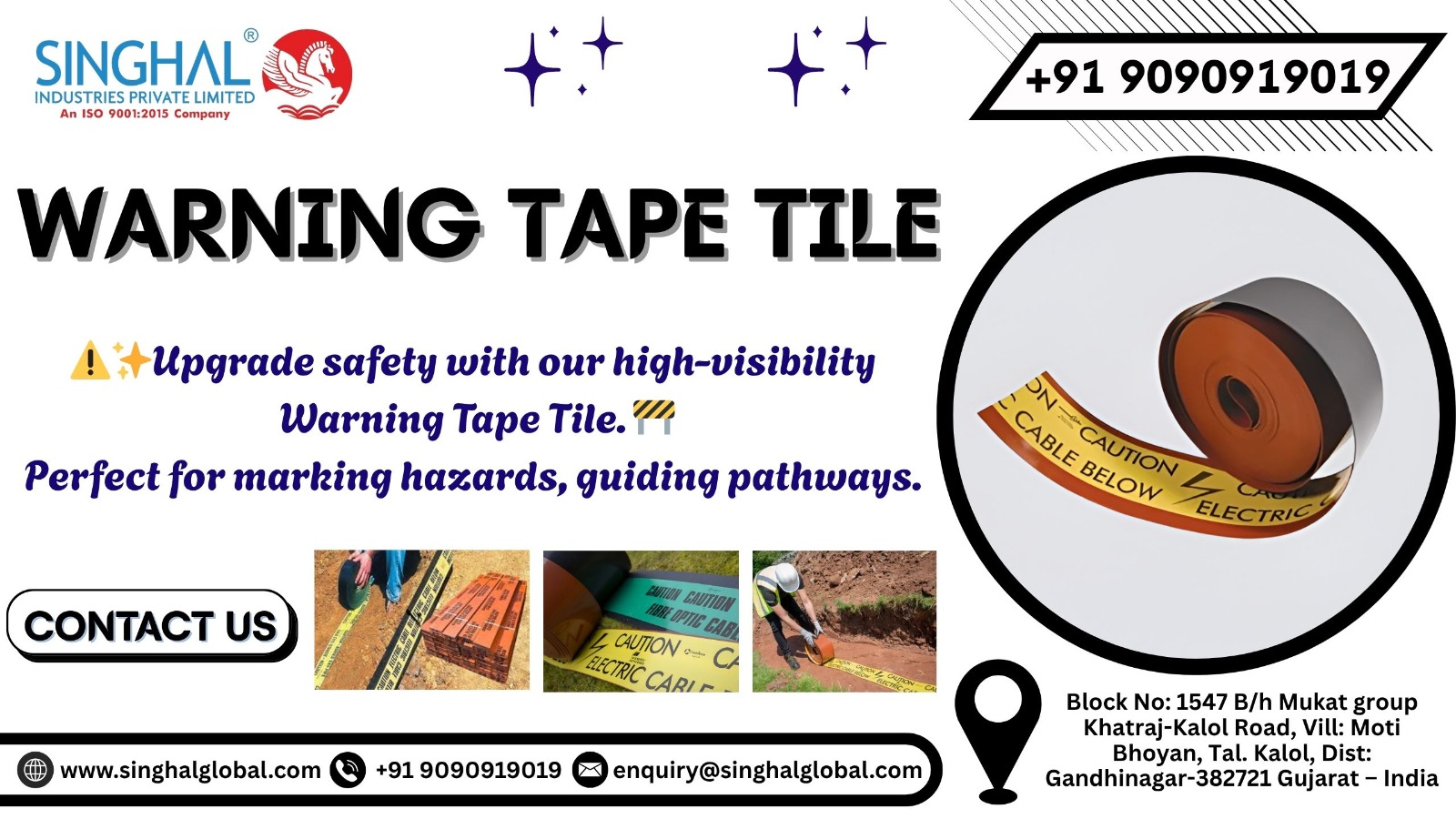 Warning Tape Tiles