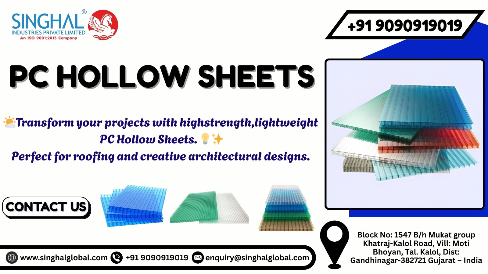 PC Hollow Sheet