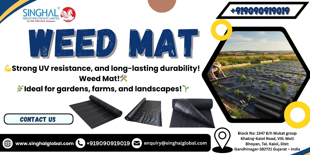 Weed control mats