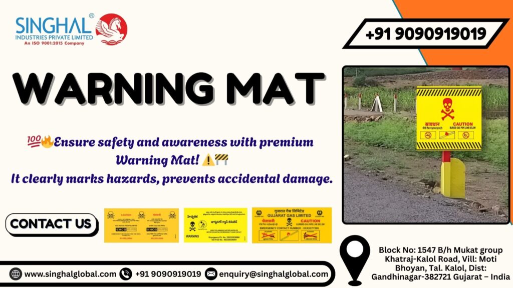 Warning mat in India