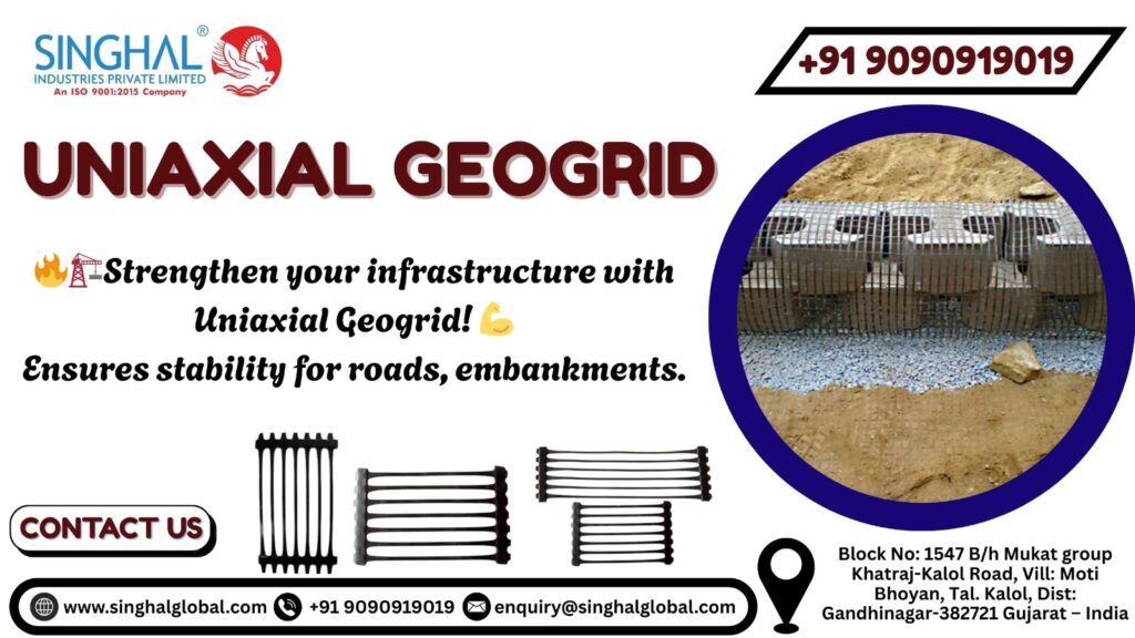 HDPE Uniaxial Geogrid