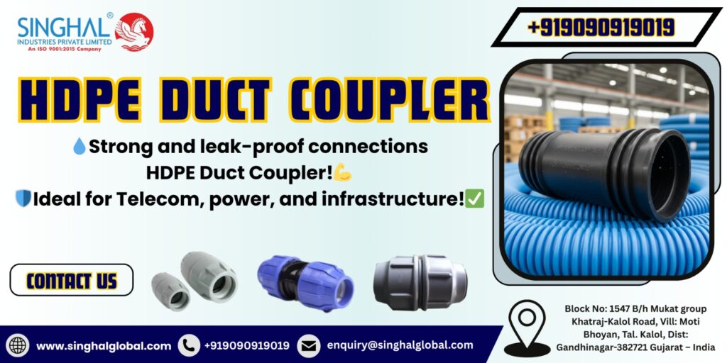 HDPE duct coupler