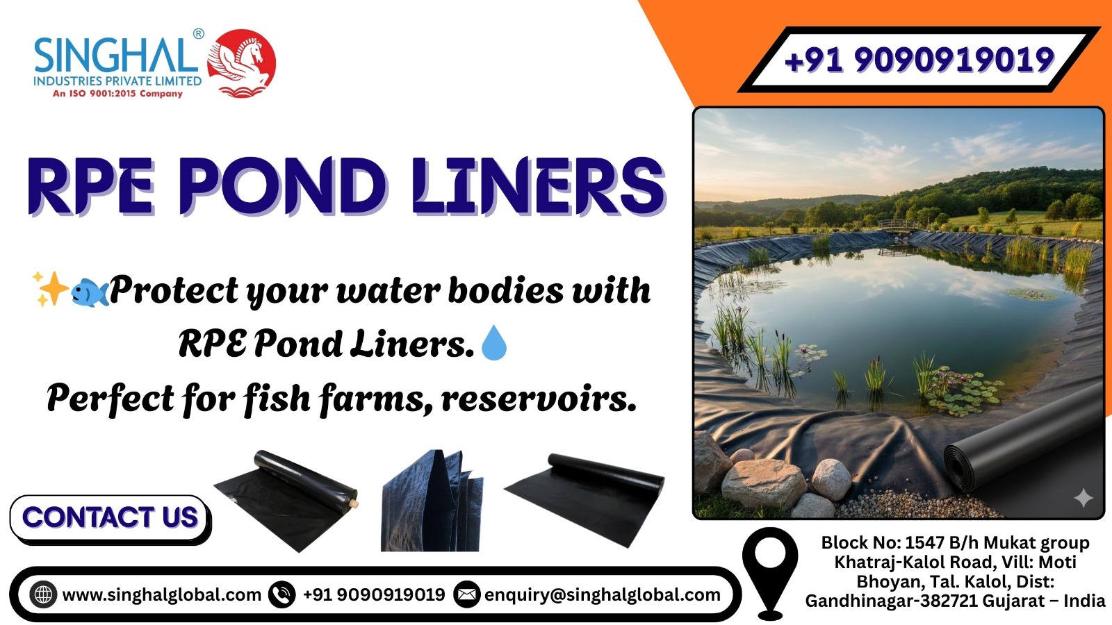 RPE Pond Liners