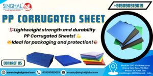 PP corrugated sheets