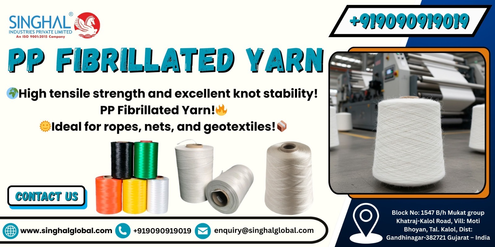 PP Fibrillated Yarn