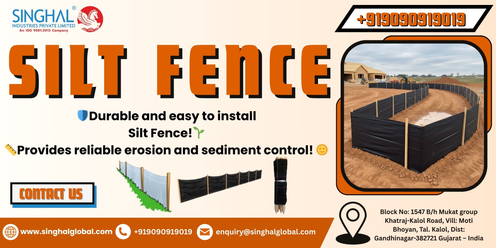 Silt fence manufacturers