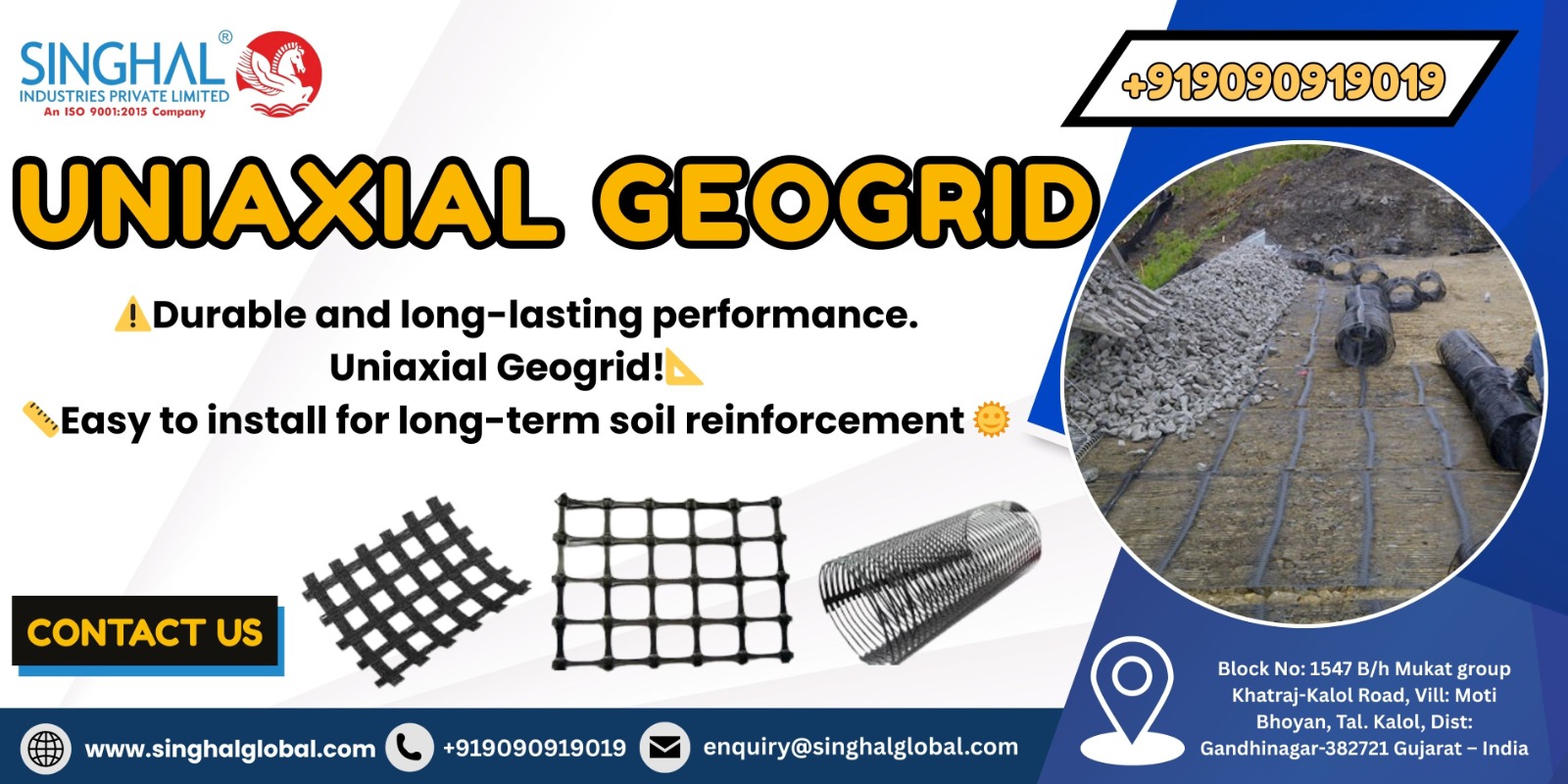 Uniaxial Geogrids