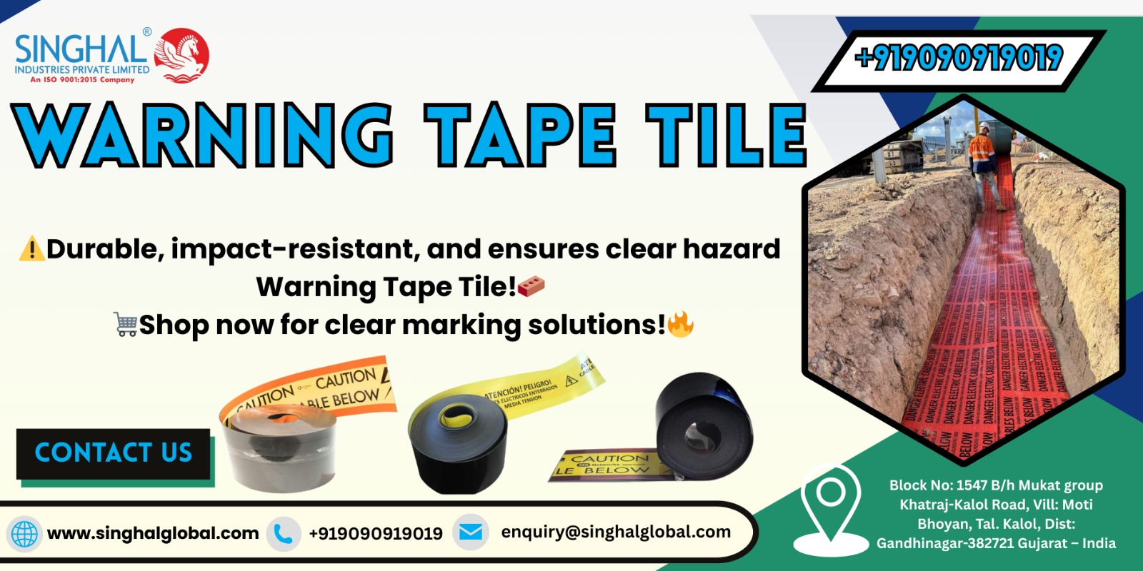 Warning Tape Tiles