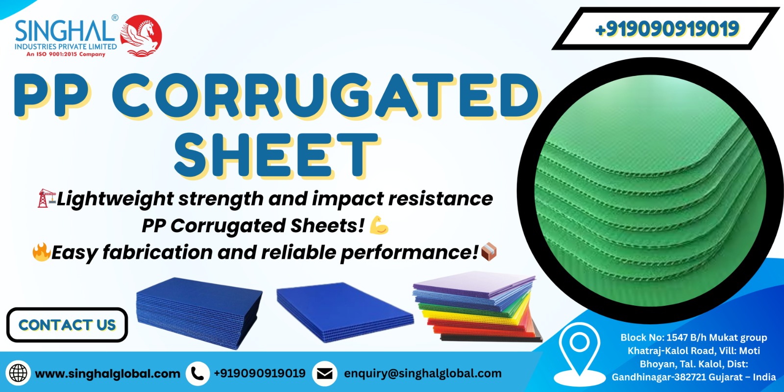 PP Corrugated Sheets