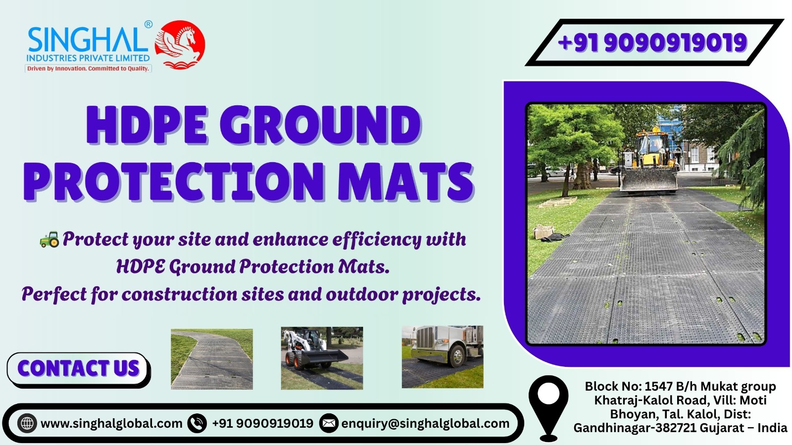 HDPE Ground Protection Mats