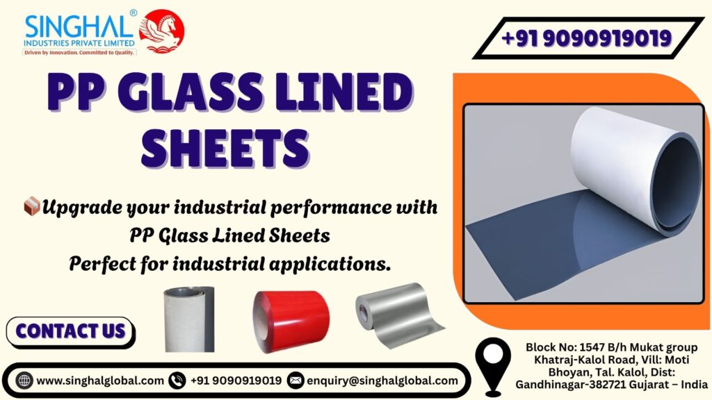 PP glass lined sheet