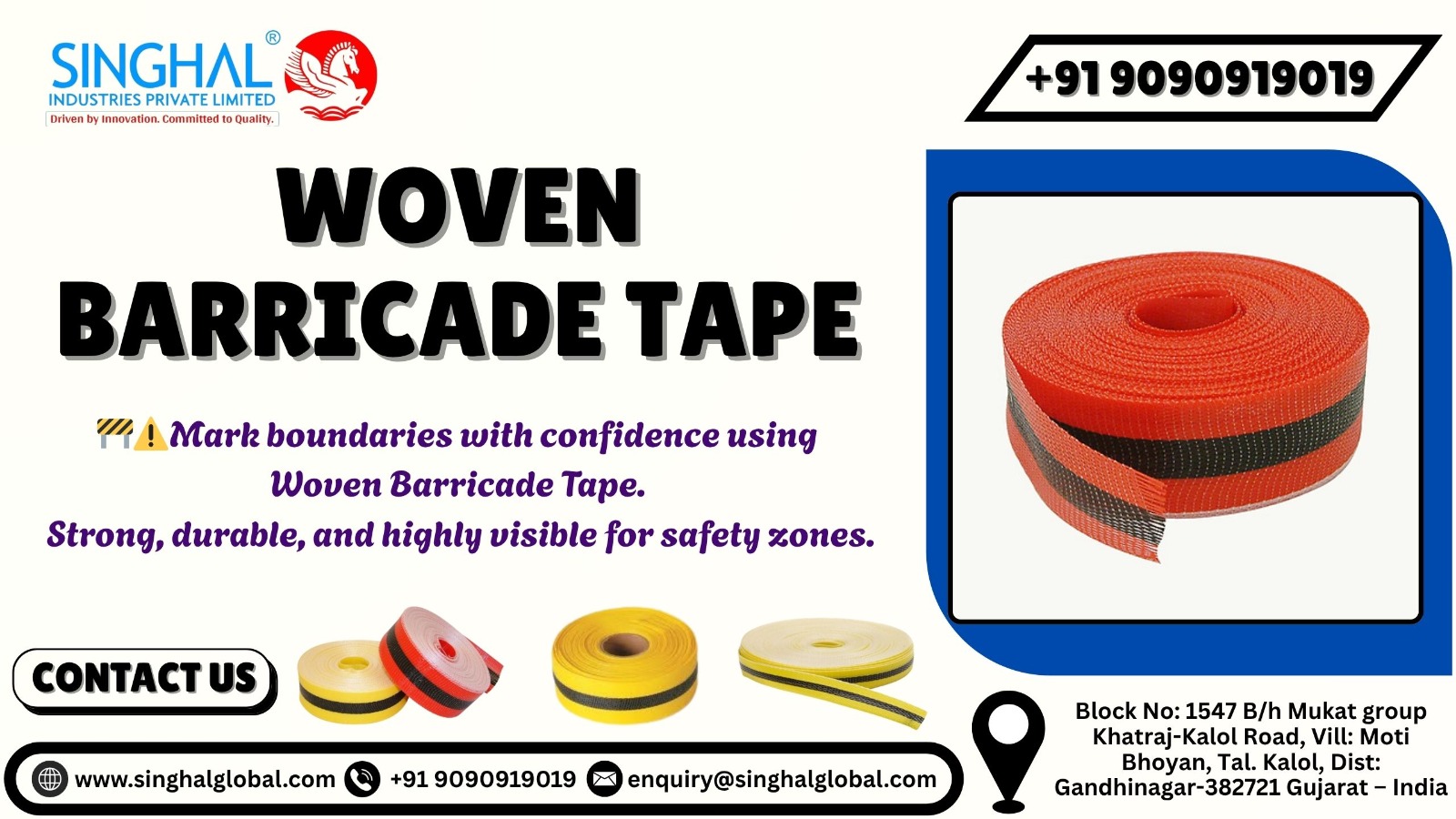 Woven Barricade Tape