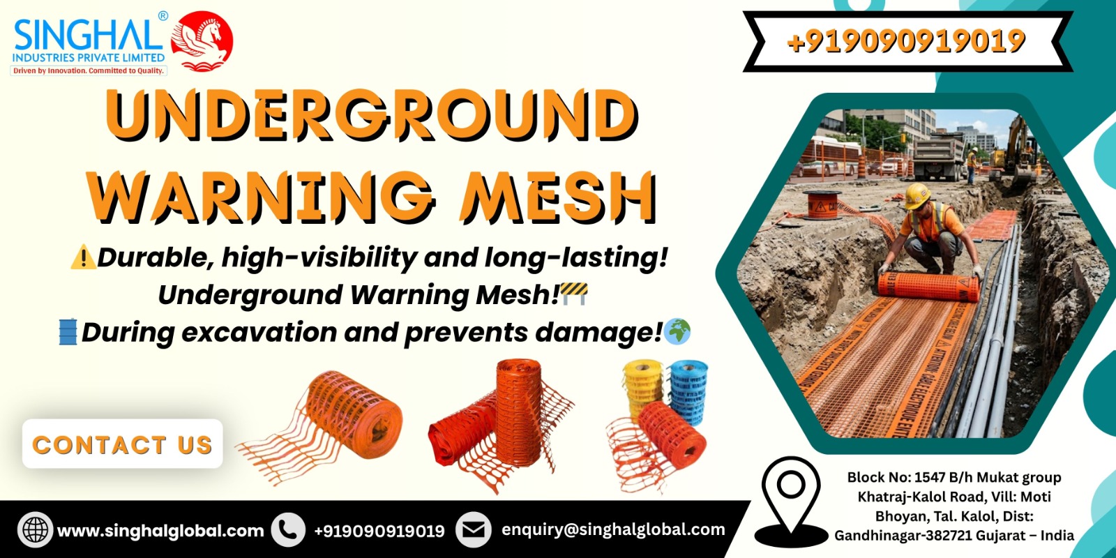 Underground Warning Mesh