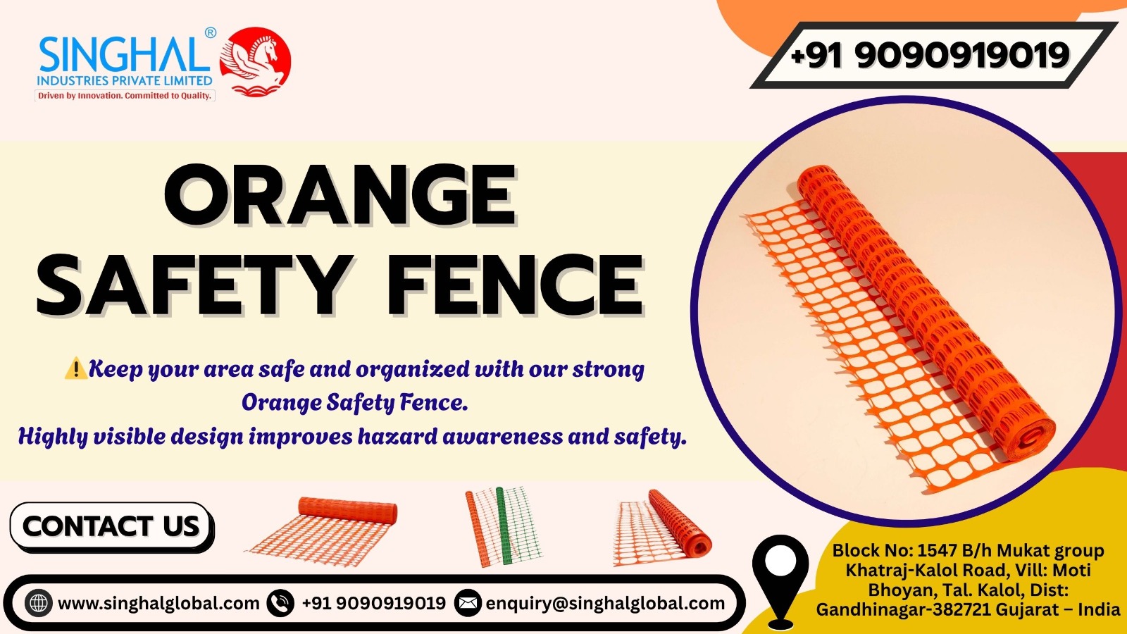 Orange Safety Fence