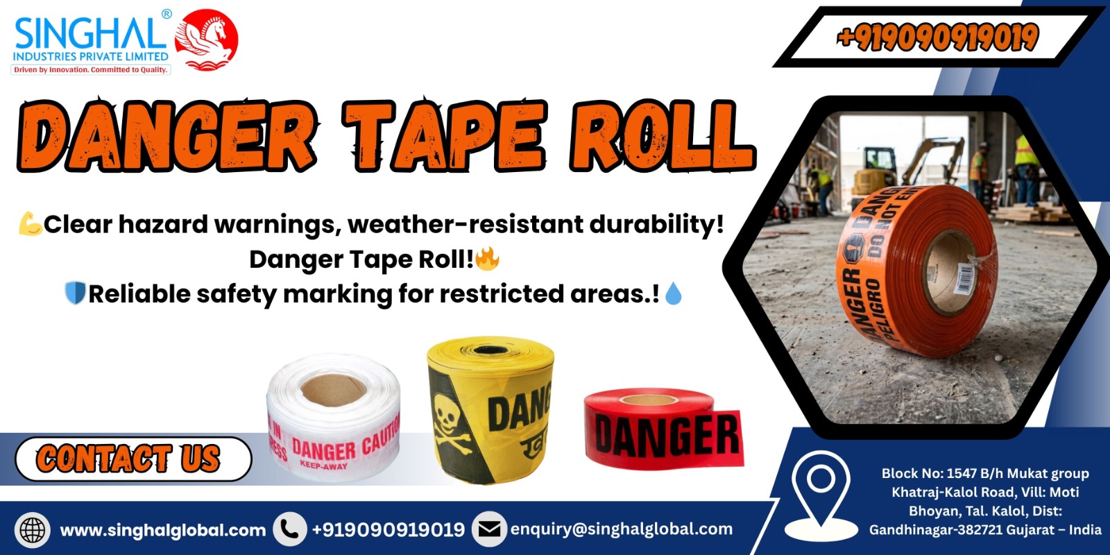 Danger Tape Roll