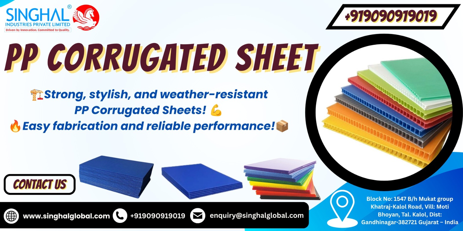 PP Corrugated Sheets